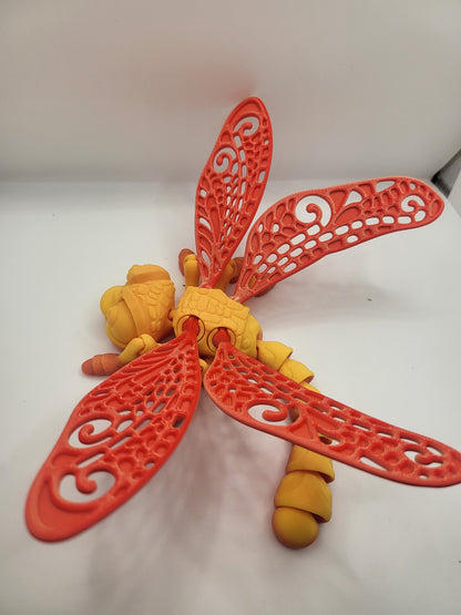 Dragonfly Articulated 3D Print
