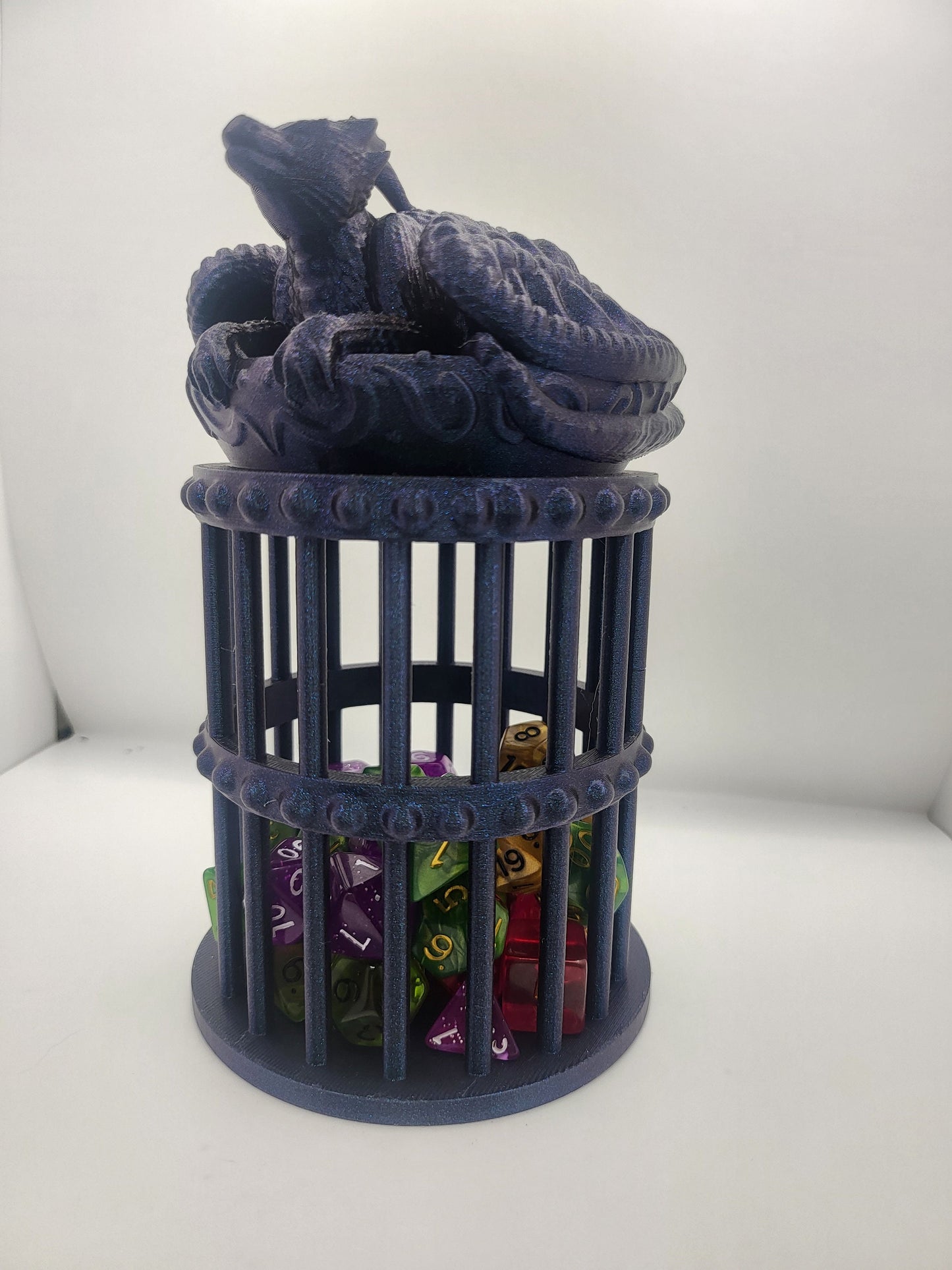 Dragon Guardian Dice Cage/Jail 3D Print