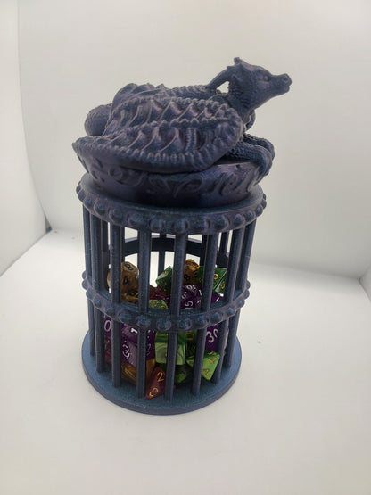 Dragon Guardian Dice Cage/Jail 3D Print