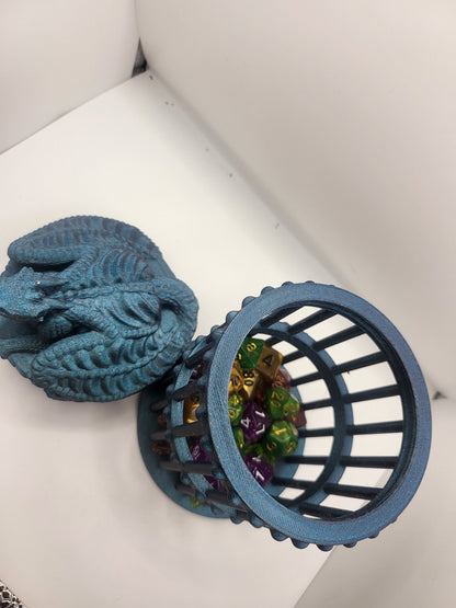 Dragon Guardian Dice Cage/Jail 3D Print