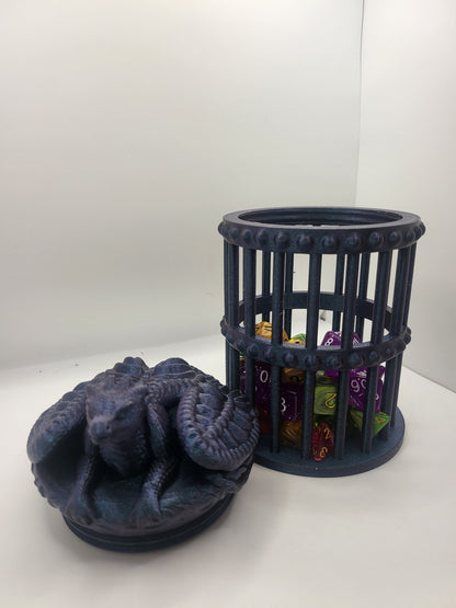 Dragon Guardian Dice Cage/Jail 3D Print
