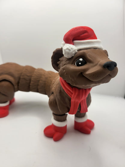 Santa Ferret Articulated 3D Print