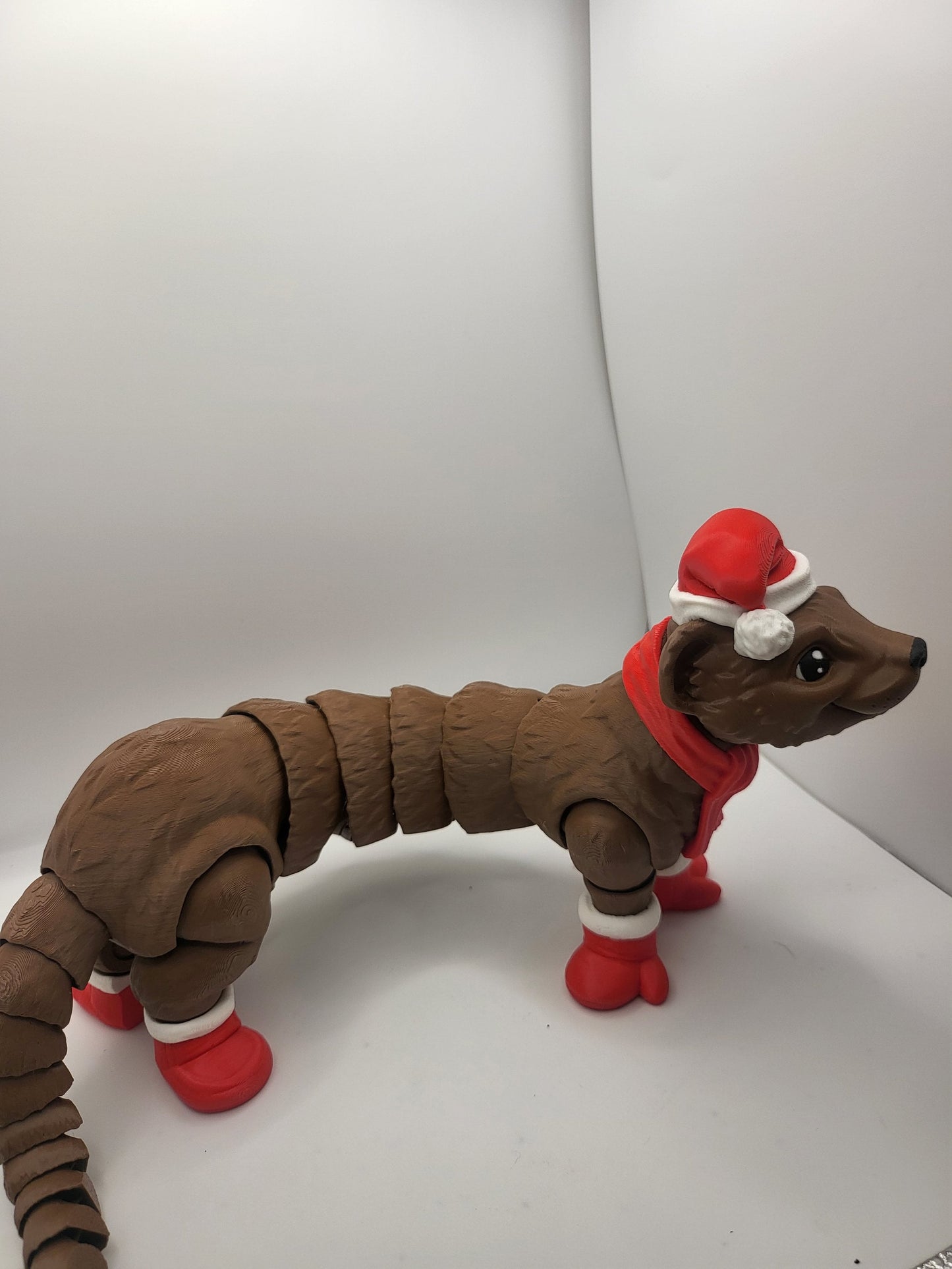 Santa Ferret Articulated 3D Print