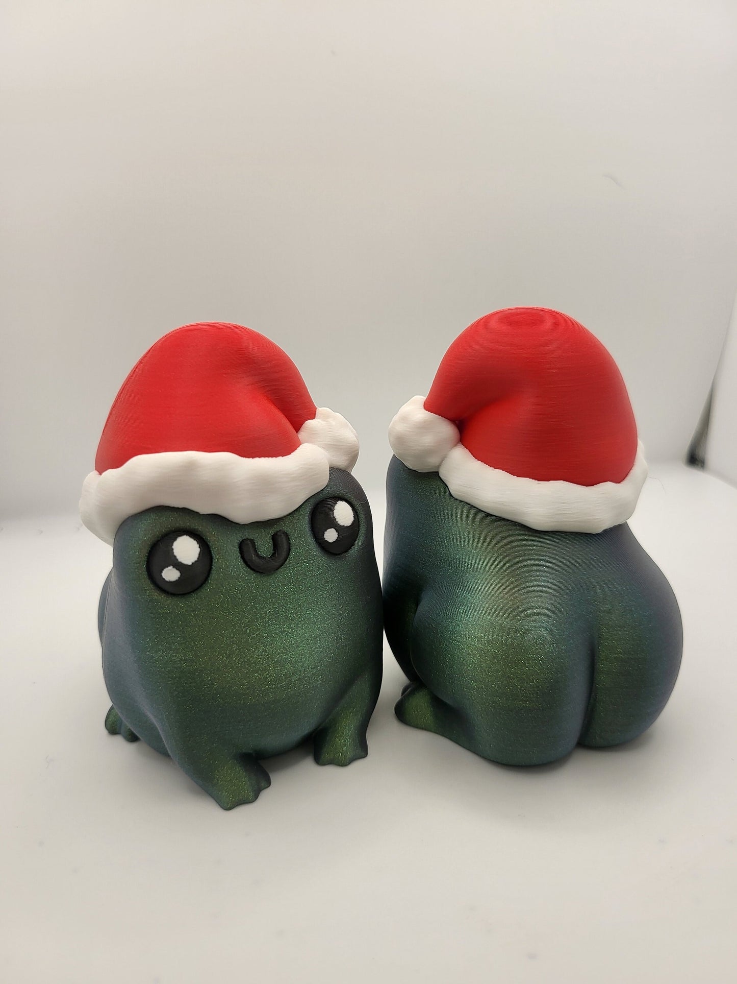 Santa Hat Booty Frog 3D Print
