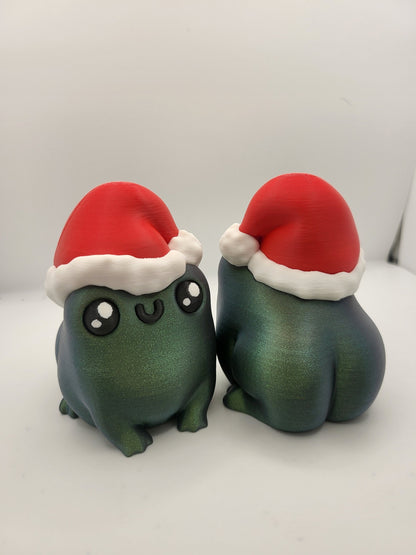 Santa Hat Booty Frog 3D Print