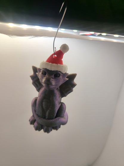 Santa Dragon Ornament/Keychain 3D Print