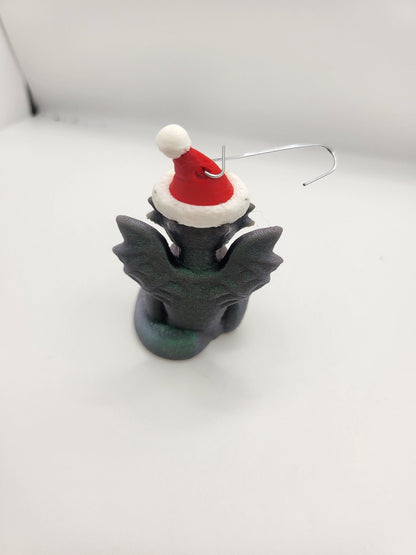 Santa Dragon Ornament/Keychain 3D Print