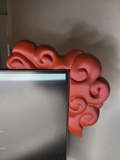 Cloud Corner Monitor/Desk/Table Accent 3D Print