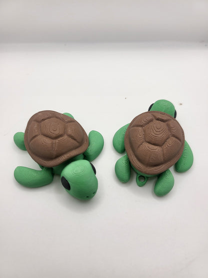 Tiny Sea Turtle Articulated 3D Print