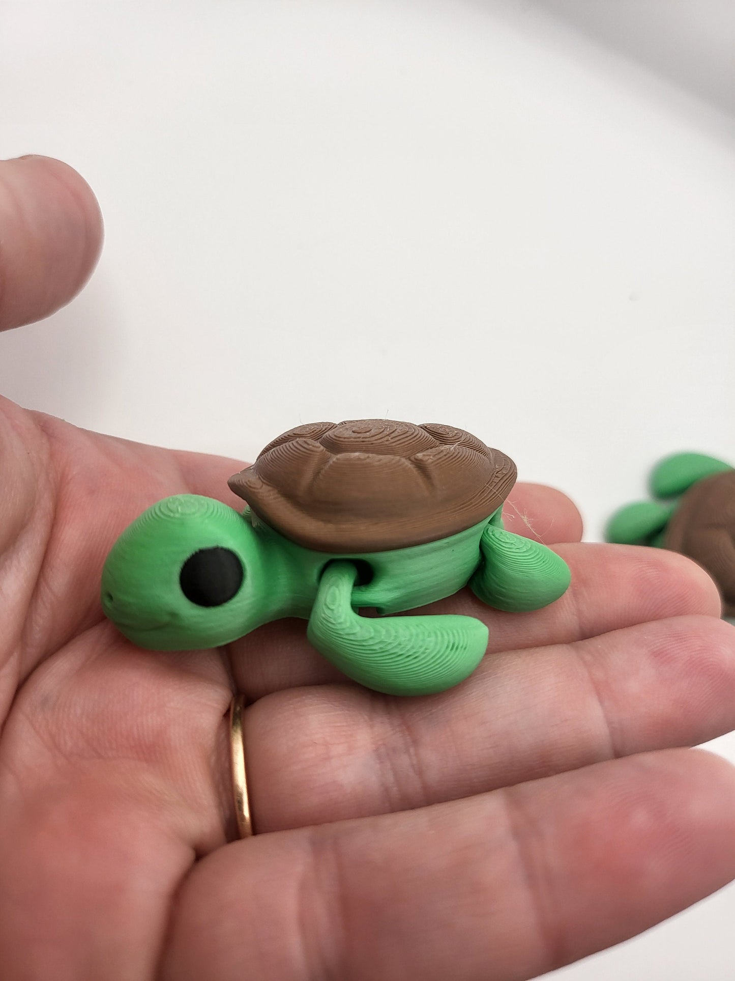 Tiny Sea Turtle Articulated 3D Print