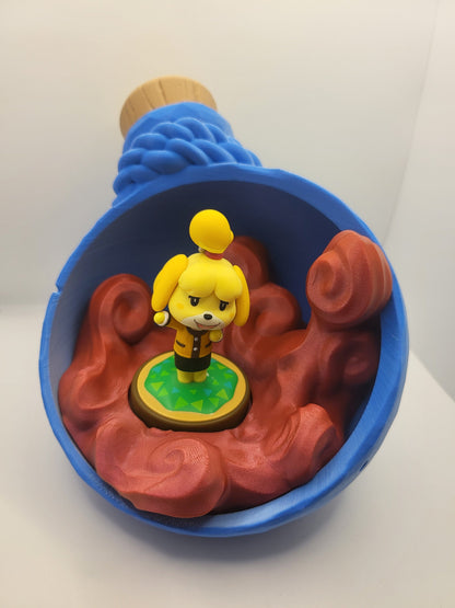 Amiibo Video Game Style Potion Holder/Stand 3D Print