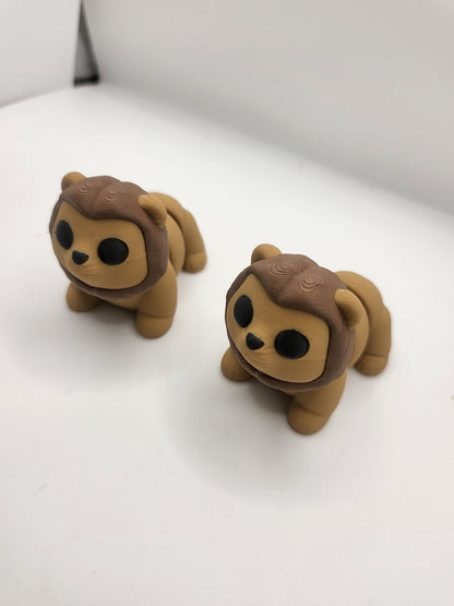 Tiny Lion Articulated 3D Print
