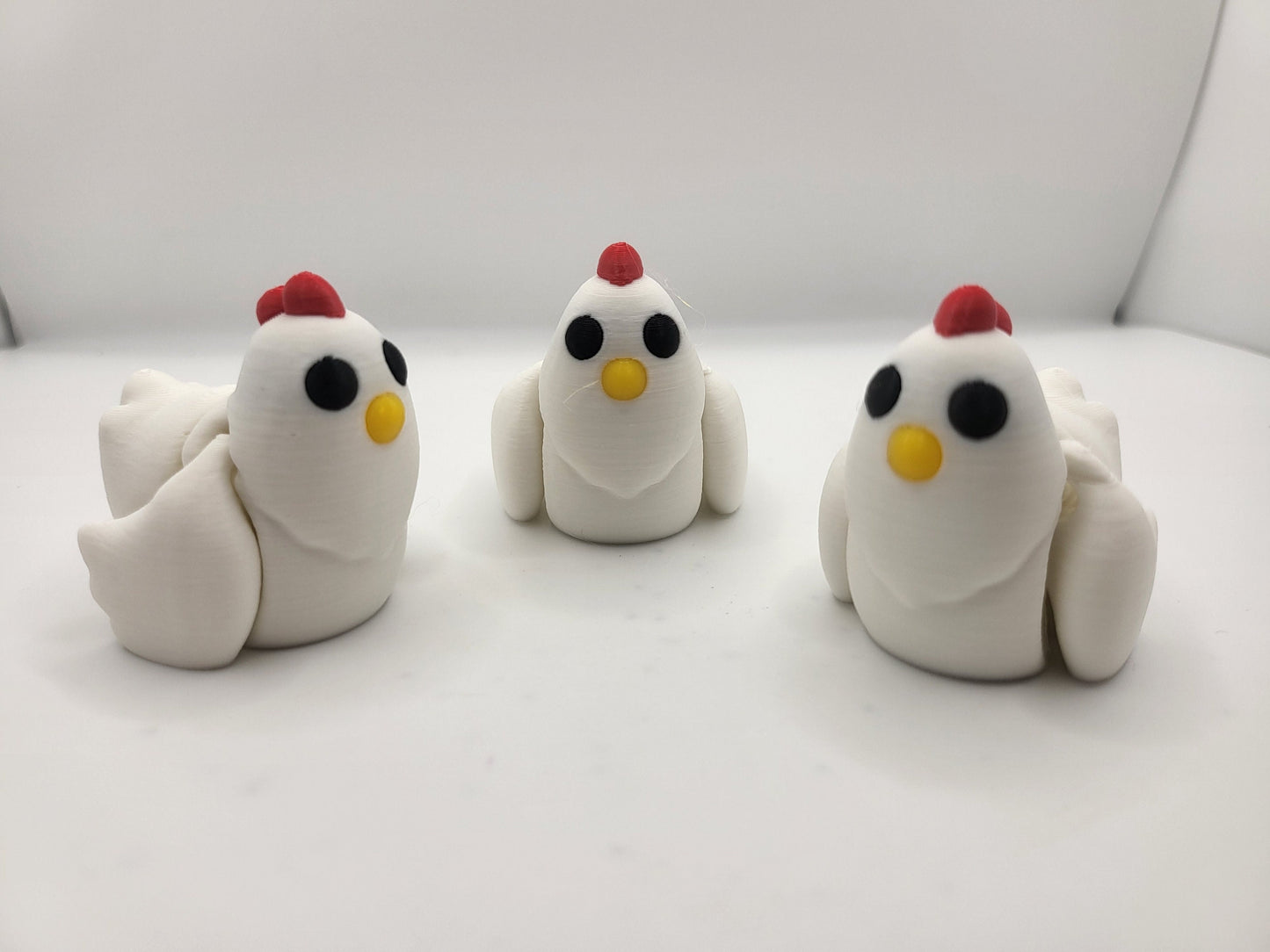Tiny Chicken Articulated 3D Print