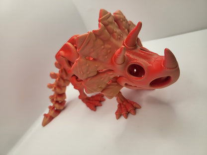 Flexi Articulated Triceratops Skeleton Dinosaur 3D Print