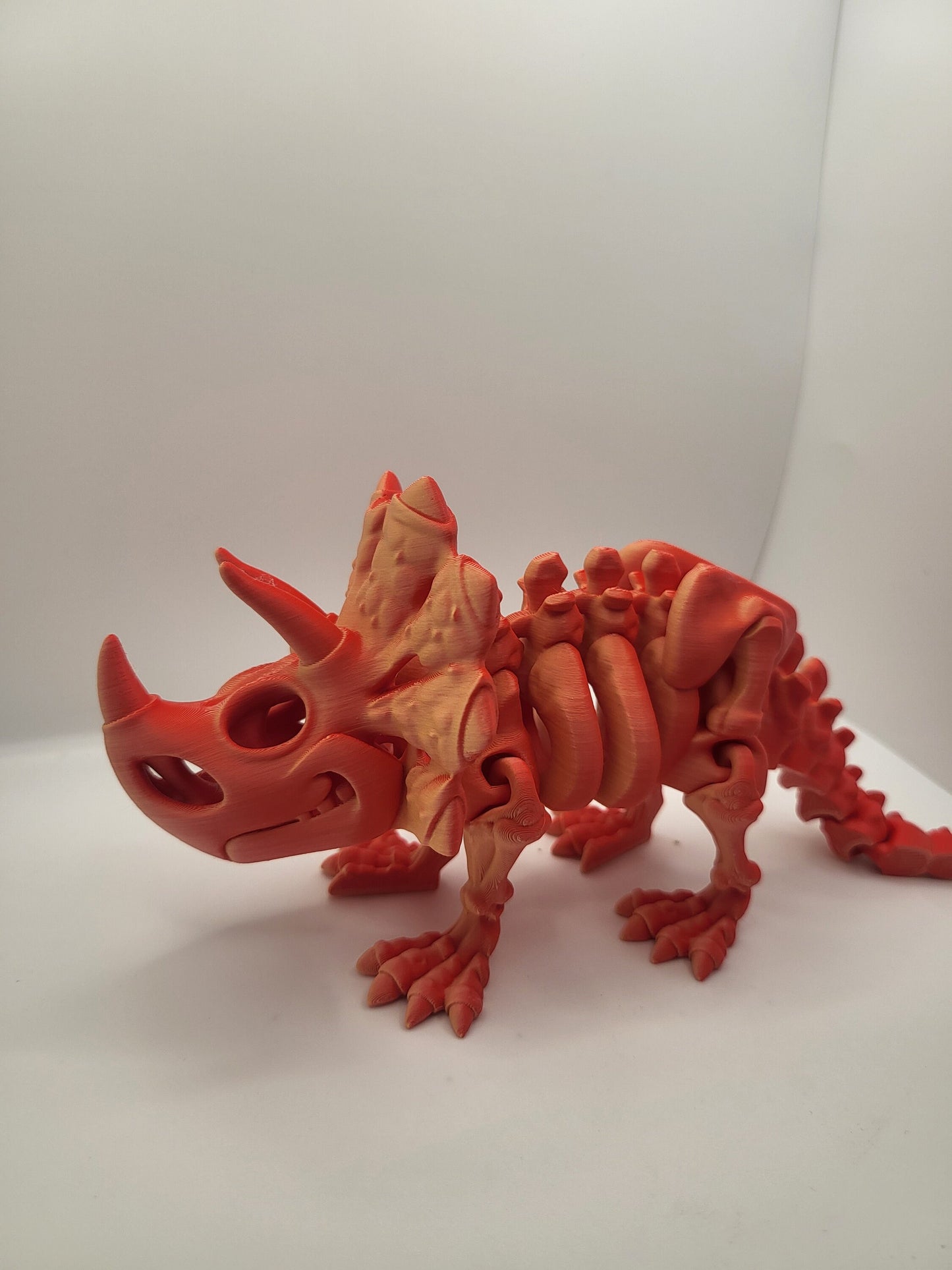 Flexi Articulated Triceratops Skeleton Dinosaur 3D Print