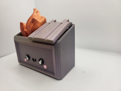 Dumpster Fire Pun 3D Print