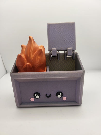 Dumpster Fire Pun 3D Print