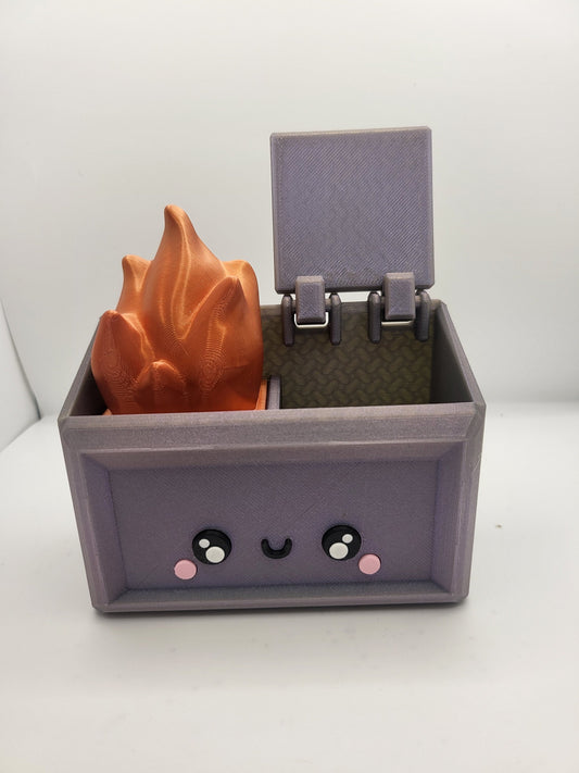 Dumpster Fire Pun 3D Print