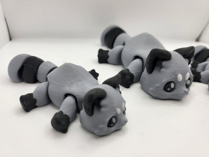 Trash Pandas - Articulated Raccoons - Optional Dumpster Accessory | 3D Print