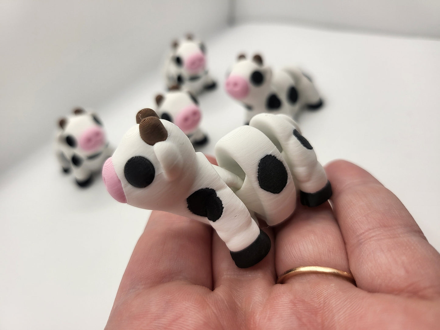 Tiny Cow Articulated 3D Print