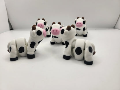 Tiny Cow Articulated 3D Print