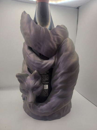 Kitsune Wine Bottle Display (3D Print)