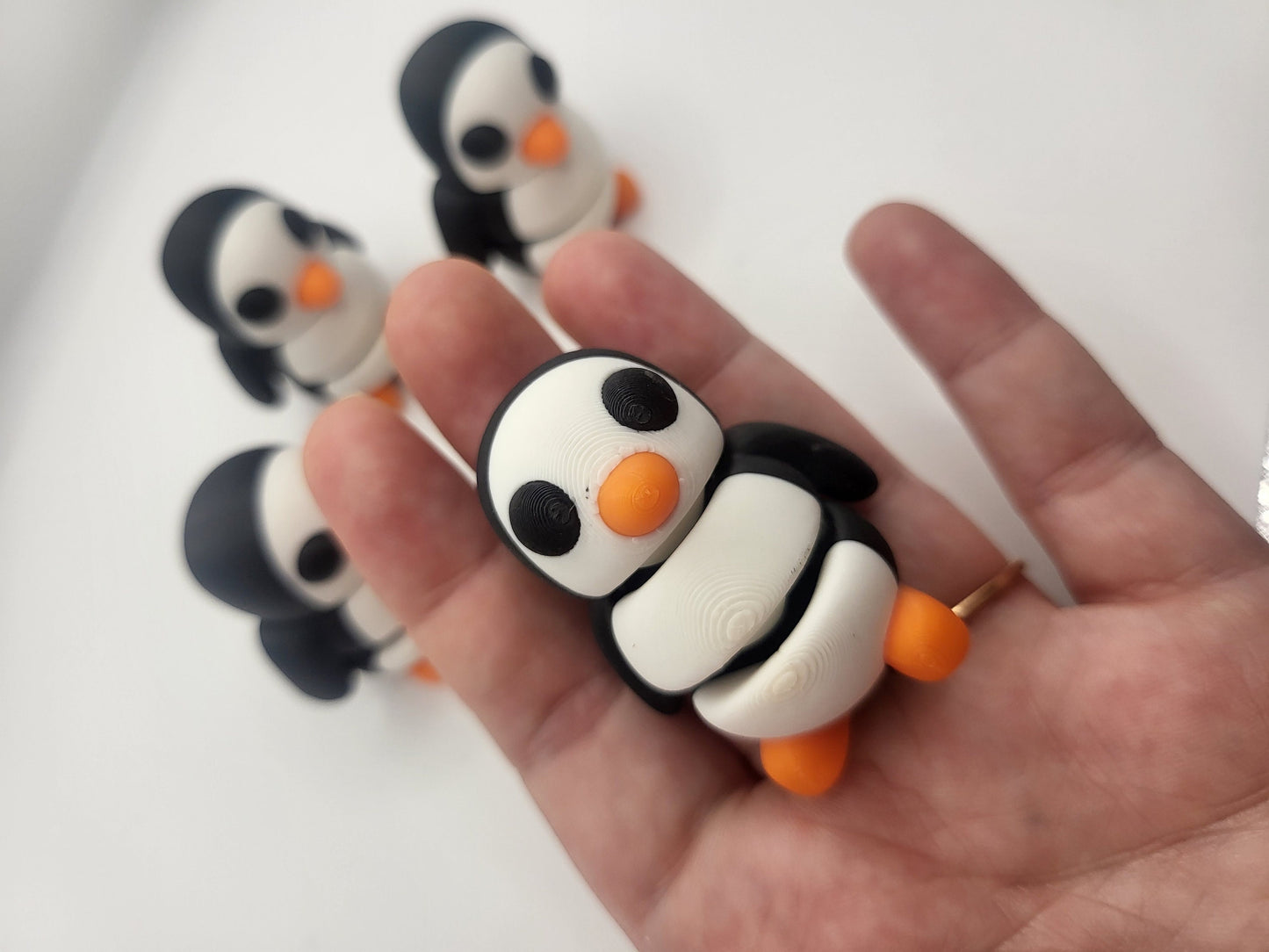 Cute Tiny Penguin Articulated 3D Print
