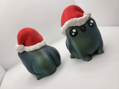 Santa Hat Booty Frog 3D Print