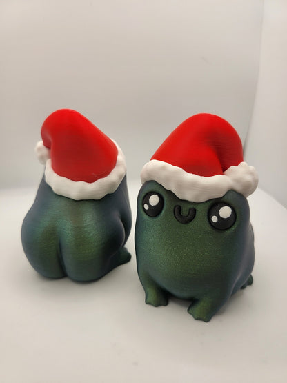 Santa Hat Booty Frog 3D Print