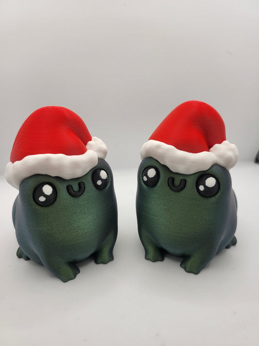 Santa Hat Booty Frog 3D Print