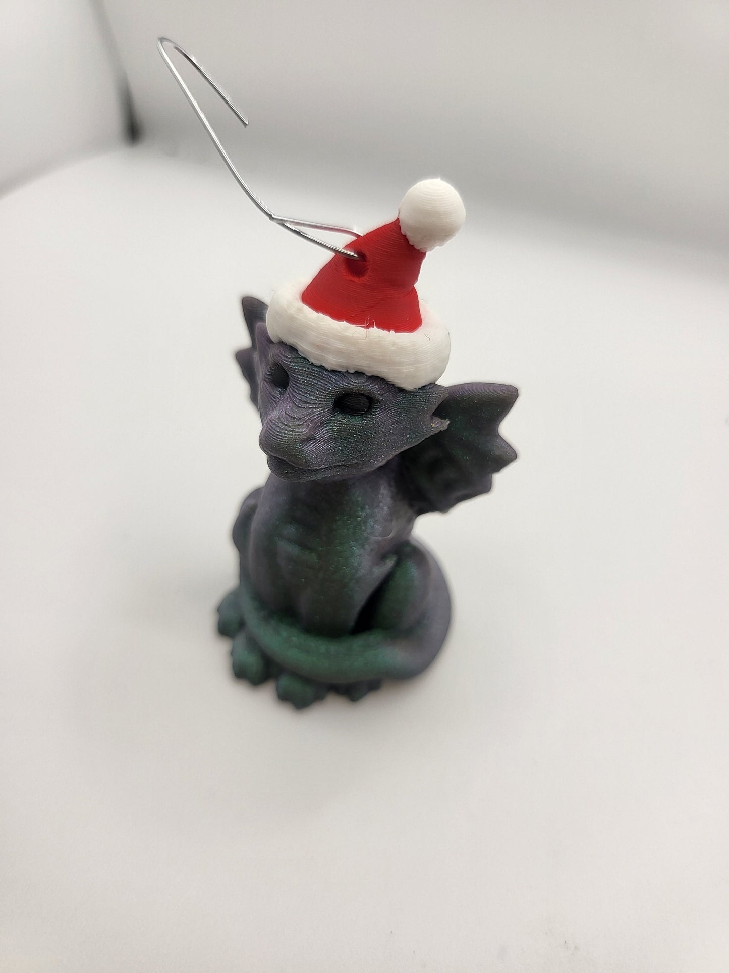 Santa Dragon Ornament/Keychain 3D Print