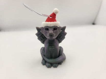 Santa Dragon Ornament/Keychain 3D Print