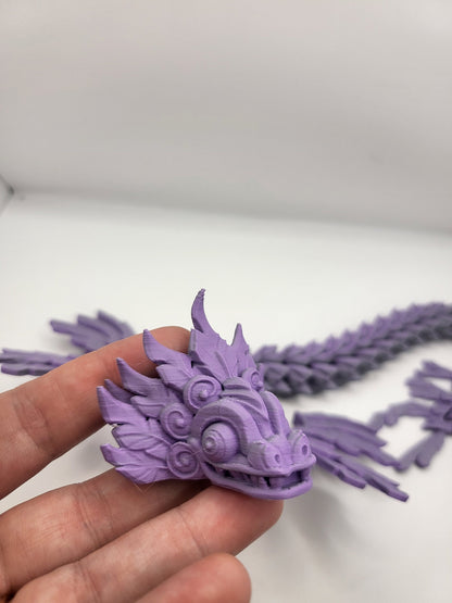 Quetzalcoatl/Feathered Serpent Articulated 3D Print
