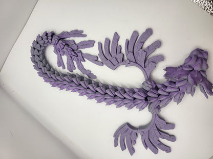 Quetzalcoatl/Feathered Serpent Articulated 3D Print