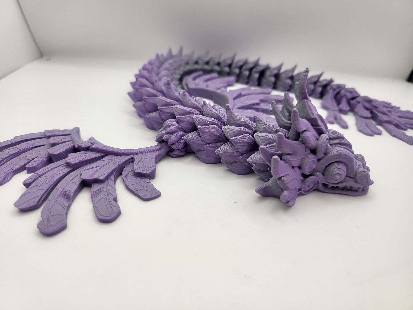 Quetzalcoatl/Feathered Serpent Articulated 3D Print