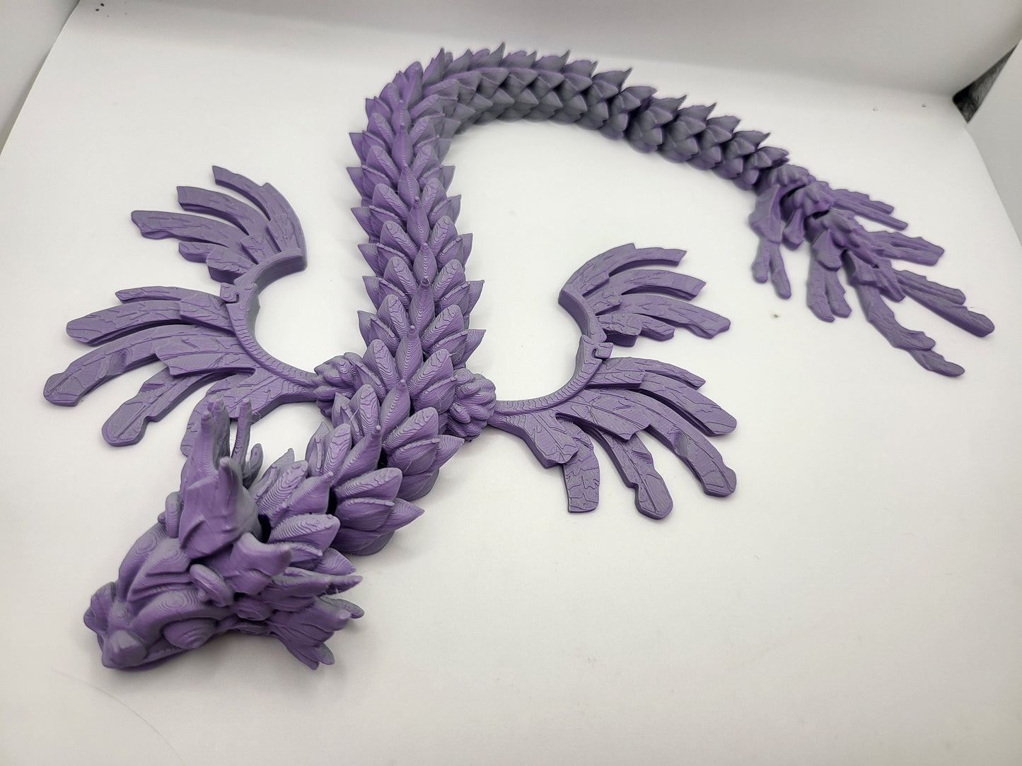 Quetzalcoatl/Feathered Serpent Articulated 3D Print