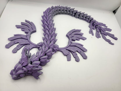 Quetzalcoatl/Feathered Serpent Articulated 3D Print