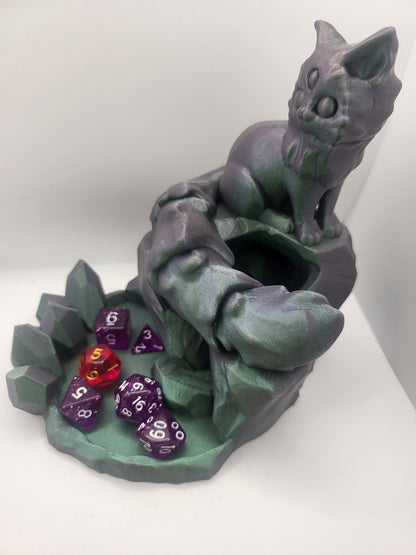 Arcadia Three Eyed Fox Dice Tower 3D Print