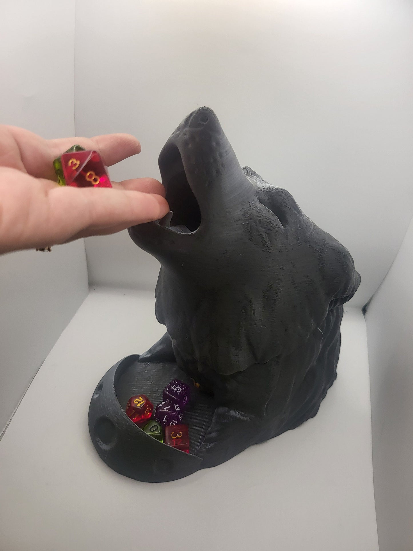 Howling Wolf Dice Tower 3D Print