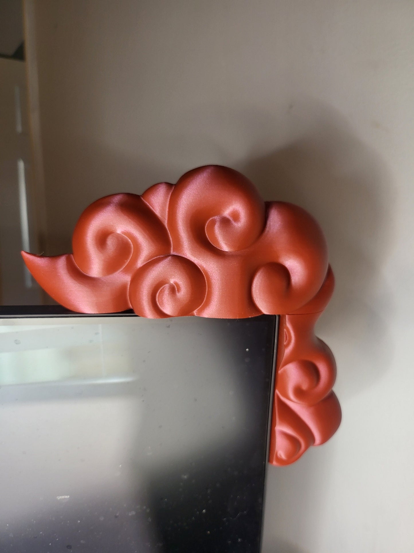 Cloud Corner Monitor/Desk/Table Accent 3D Print