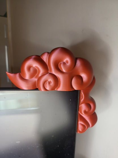 Cloud Corner Monitor/Desk/Table Accent 3D Print