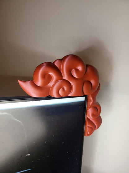 Cloud Corner Monitor/Desk/Table Accent 3D Print