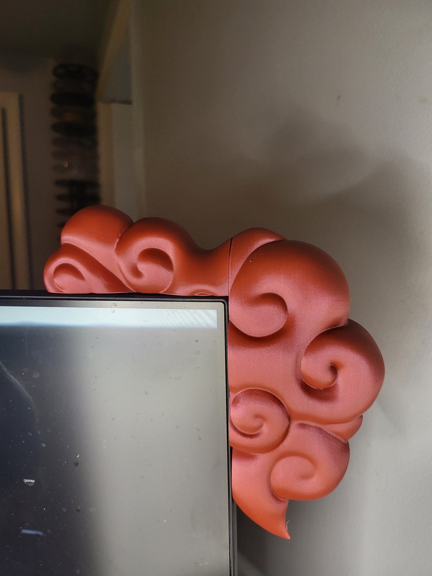 Cloud Corner Monitor/Desk/Table Accent 3D Print