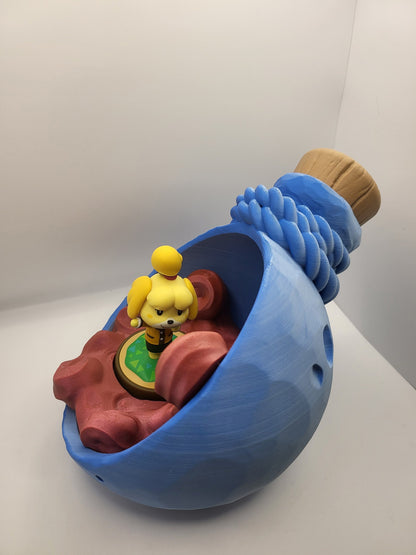 Amiibo Video Game Style Potion Holder/Stand 3D Print