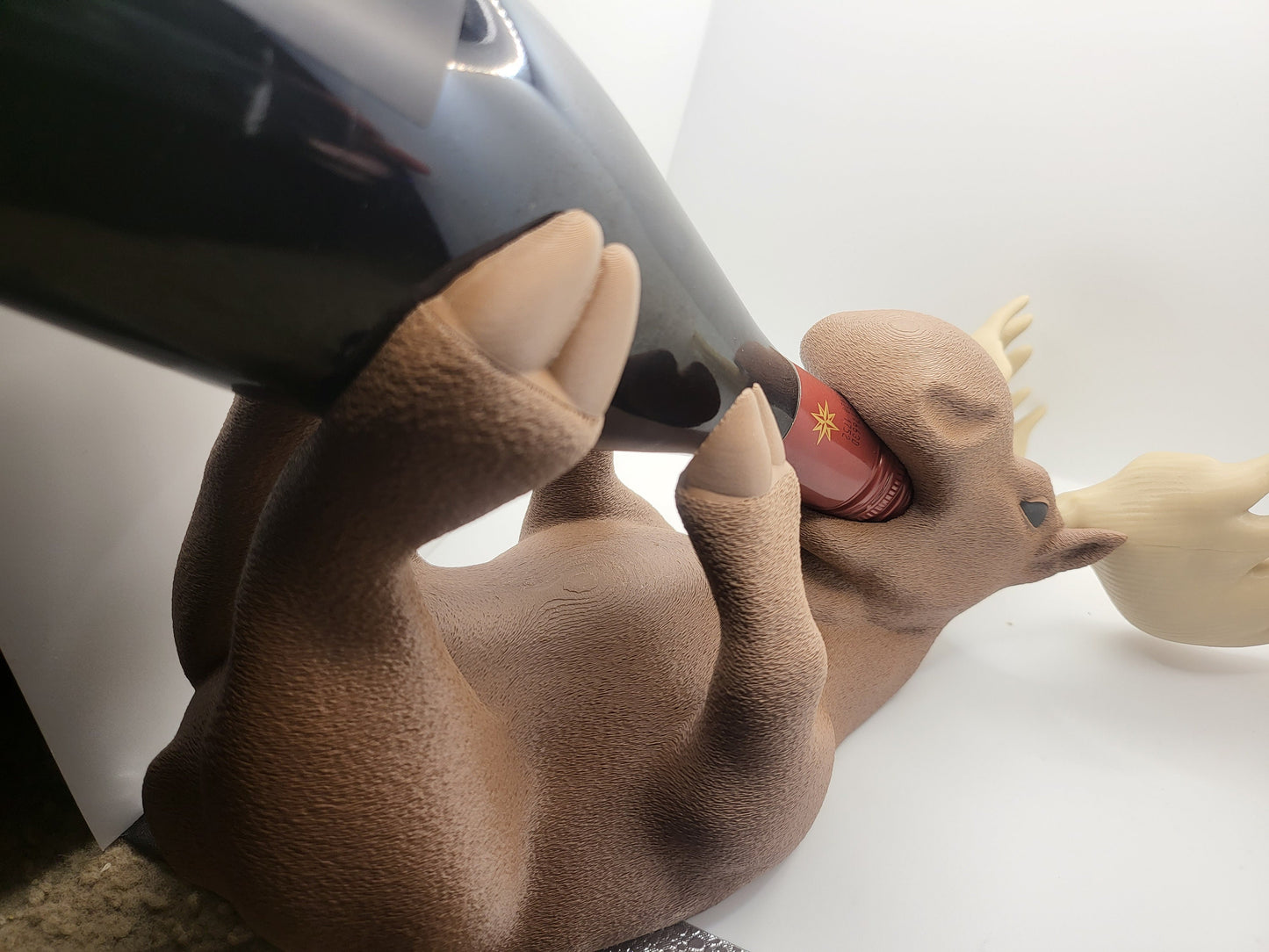 Moose Wine Bottle Holder (3D Print)