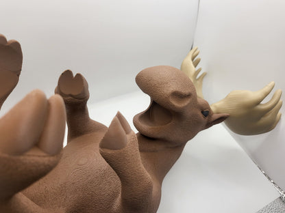 Moose Wine Bottle Holder (3D Print)