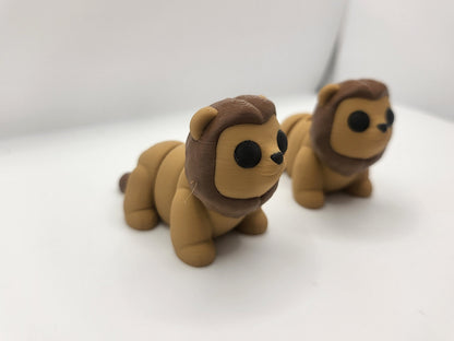 Tiny Lion Articulated 3D Print