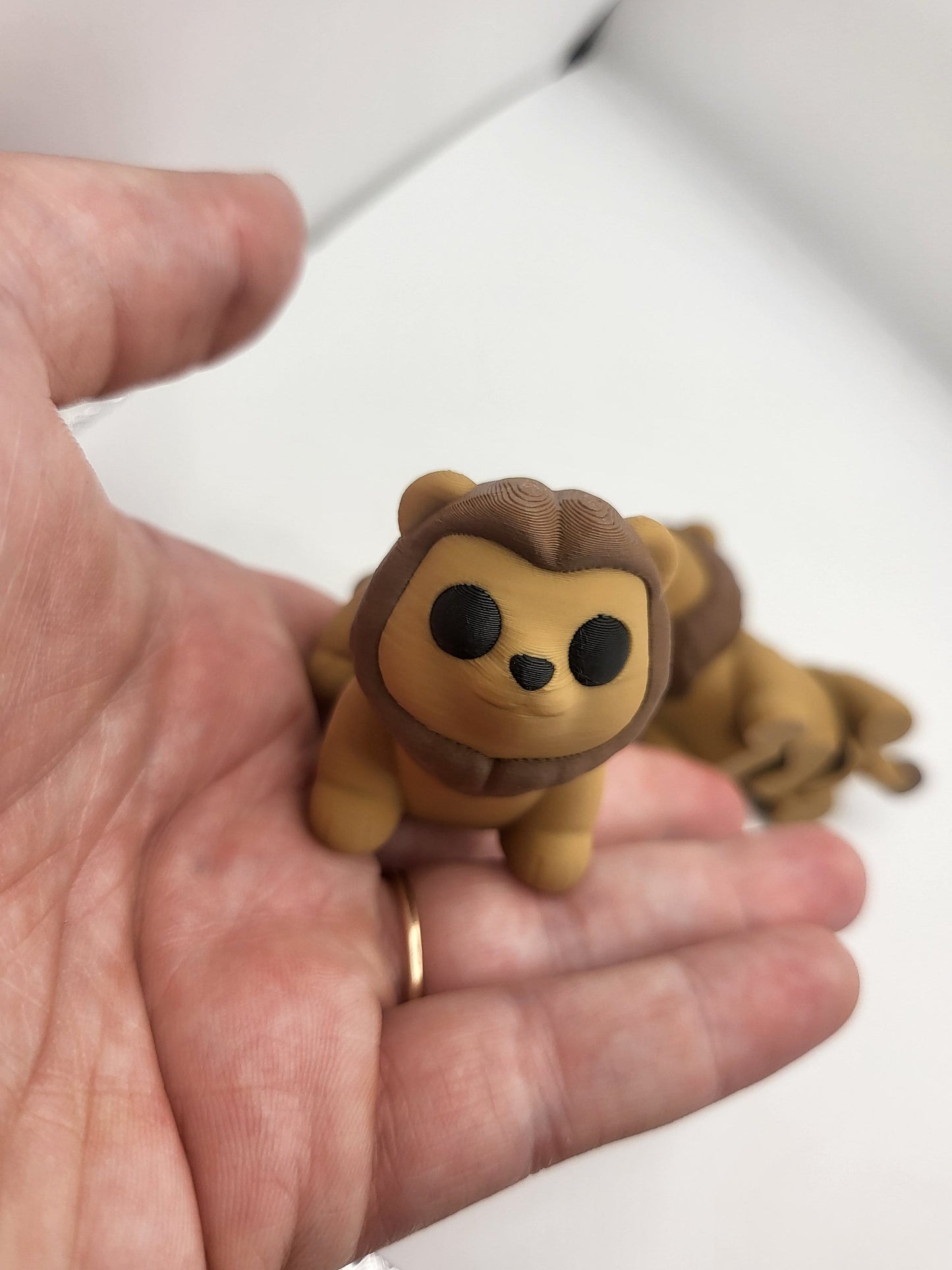 Tiny Lion Articulated 3D Print