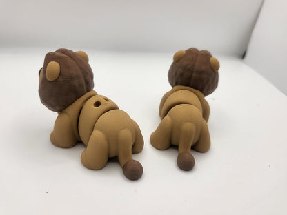 Tiny Lion Articulated 3D Print