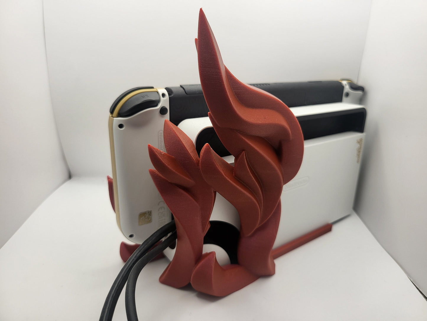 Flame Switch Dock for OLED and Standard Switch 3D Print